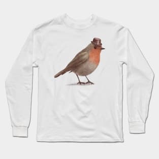 Dapper Robin Long Sleeve T-Shirt